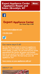 Mobile Screenshot of expertappliancecenter.com